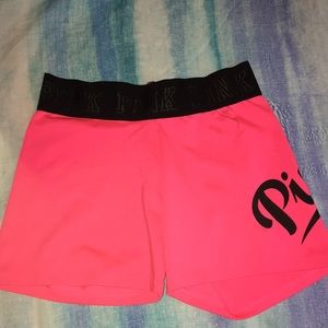victoria secret PINK spandex shorts